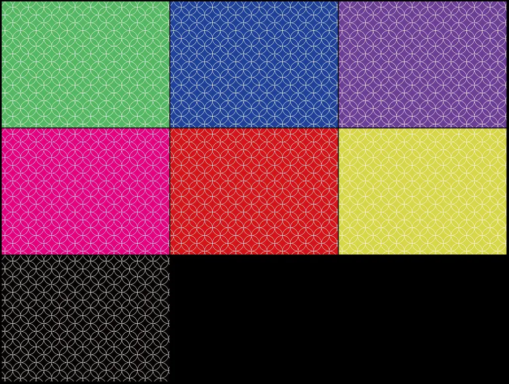 七宝繋ぎ模様の背景イラストとベクター