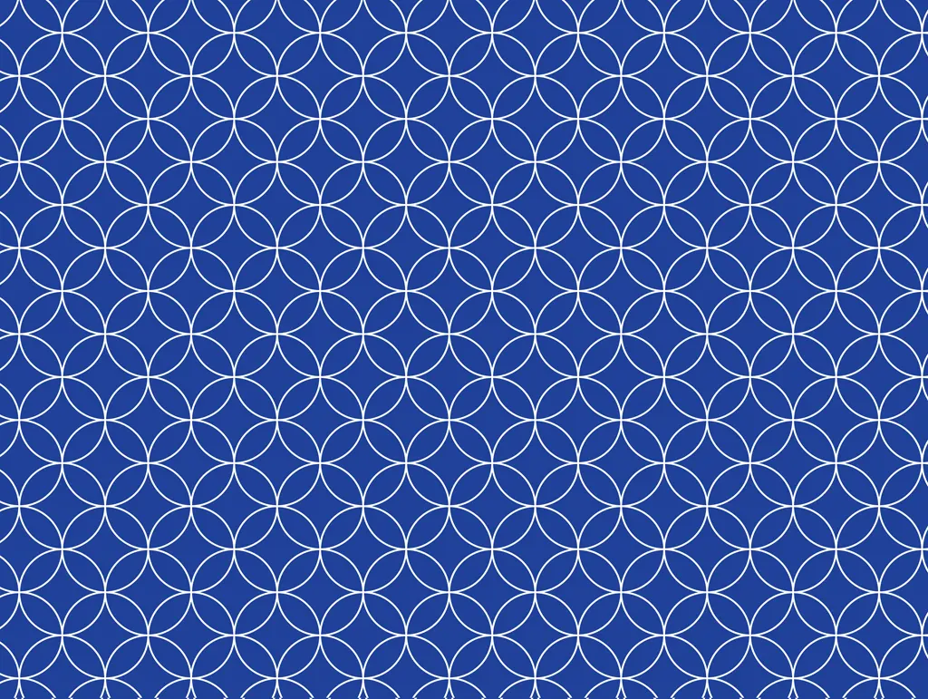 七宝繋ぎ模様の背景イラストとベクター&nbsp;-&nbsp;青色