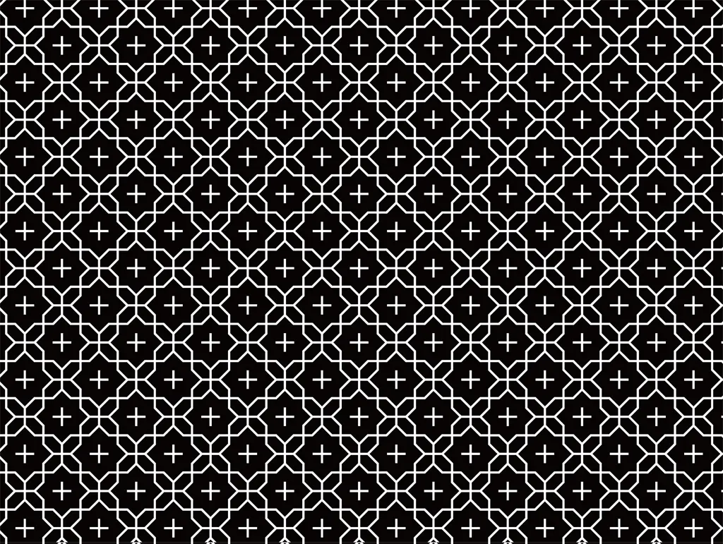 十字花刺し模様の背景イラストとベクター&nbsp;-&nbsp;黒色