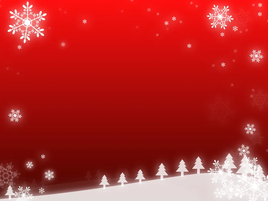 雪の結晶と雪原の背景イラストとベクター&nbsp;-&nbsp;赤色