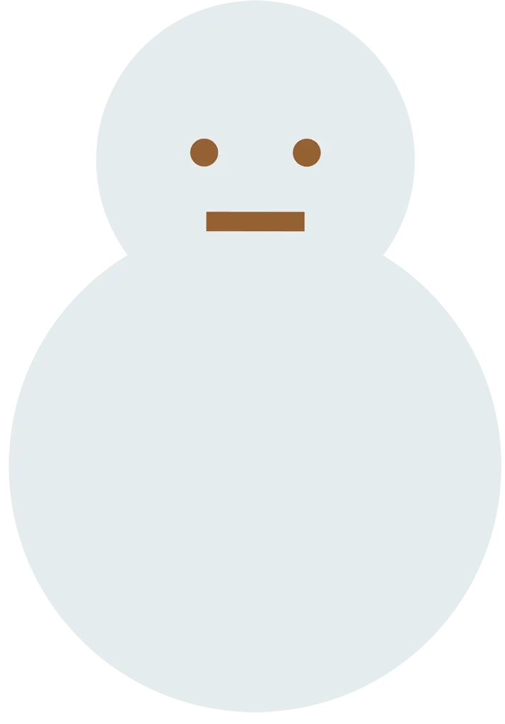雪のアイコンイラストとベクター&nbsp;-&nbsp;雪だるま