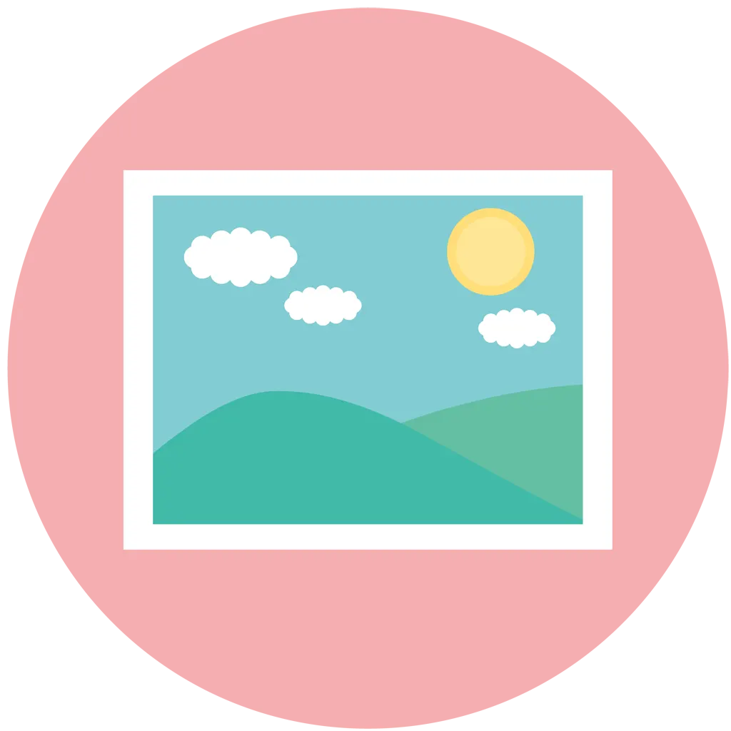 絵のアイコンイラストとベクター&nbsp;-&nbsp;絵の丸型アイコン