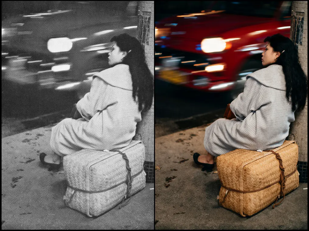 「ある女 （大阪駅にて）」 安藤勝弘