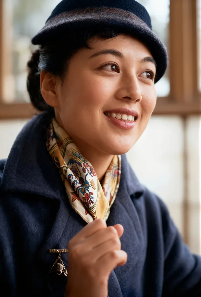 「中島淑恵さん」 和田透&nbsp;-&nbsp;AI加工 カラー化
