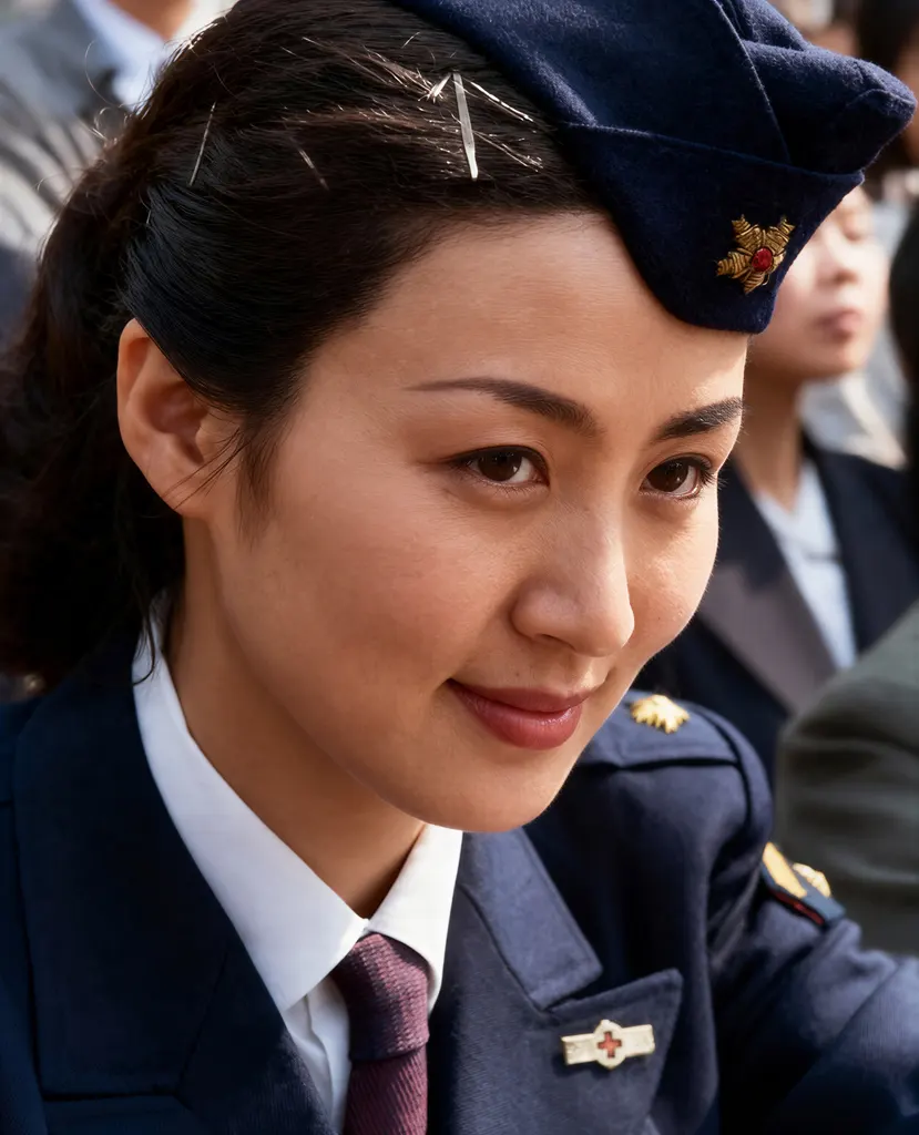 「一日婦警さん」 宗源博久&nbsp;-&nbsp;AI加工 カラー化