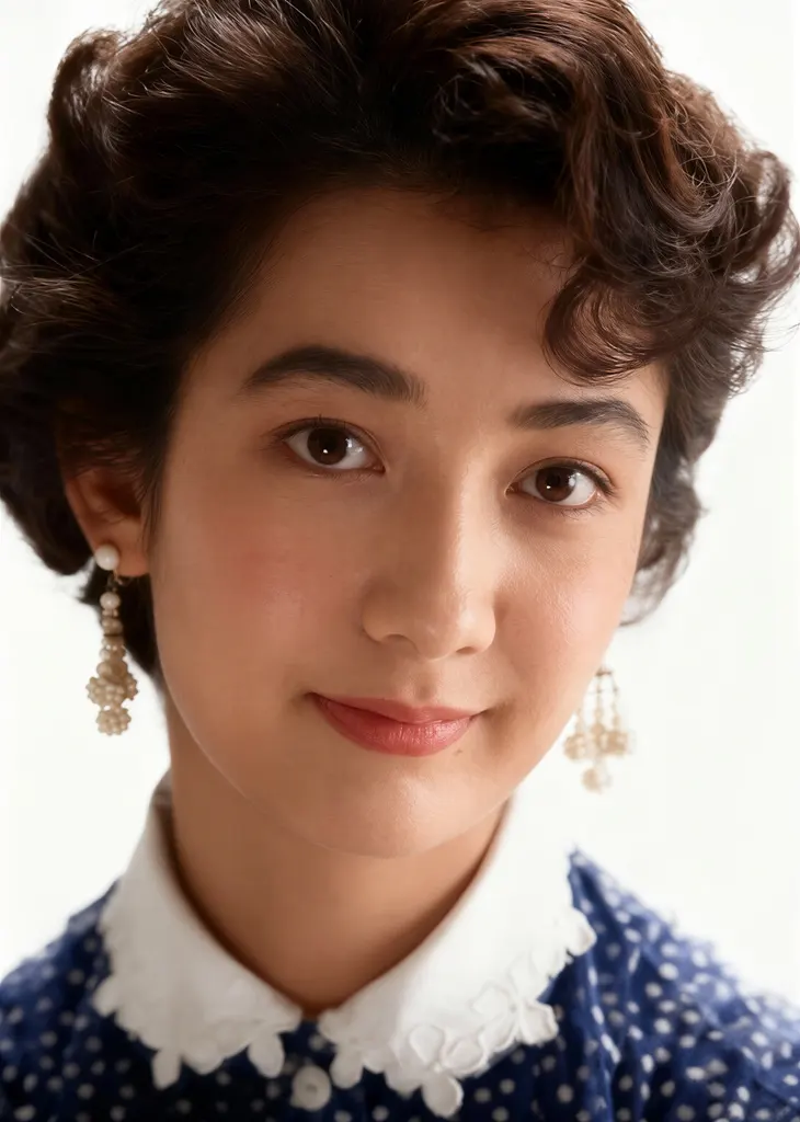 「女性 （松平ルリ子さん）」 稲村隆正&nbsp;-&nbsp;AI加工 カラー化