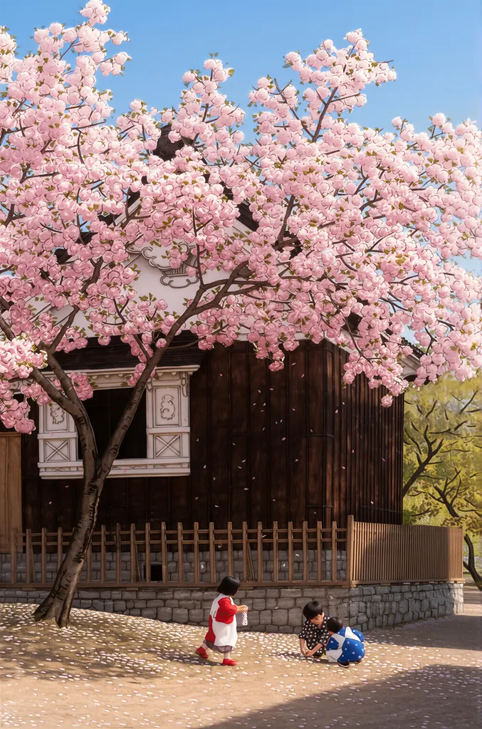「東京十二題 春のあたご山」 川瀬巴水 （1921年）&nbsp;-&nbsp;AI加工 写真風