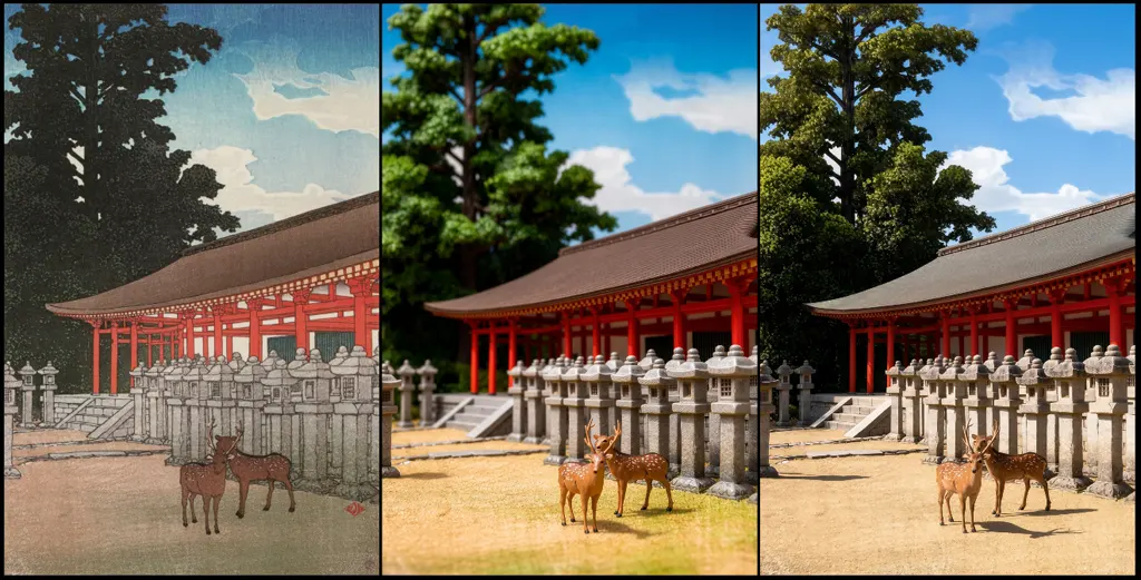 「旅みやげ 第二集 奈良春日神社」 川瀬巴水 （1921年）