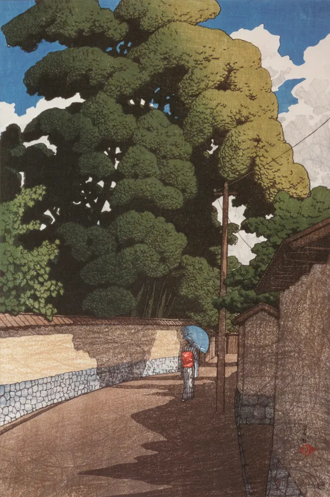 「旅みやげ 第二集 金沢下本多町」 川瀬巴水 （1921年）&nbsp;-&nbsp;川瀬巴水作品集より