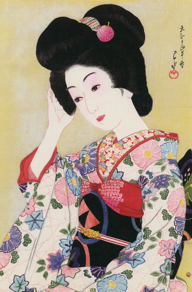 「ゆく春」 川瀬巴水 （1925年）&nbsp;-&nbsp;川瀬巴水作品集より