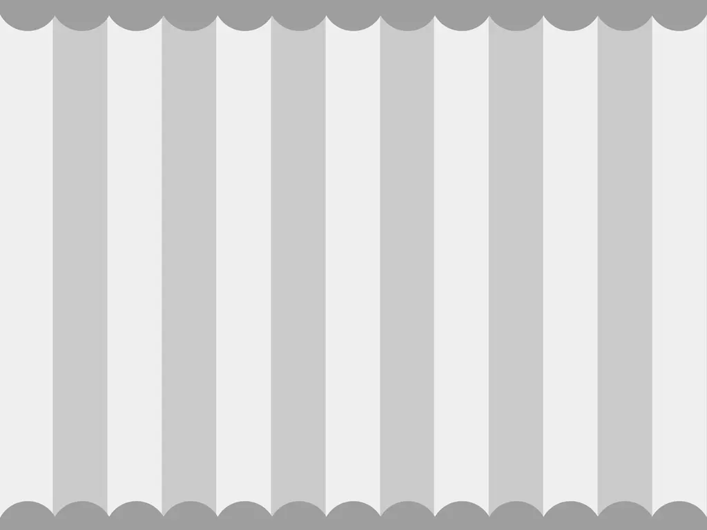 上下のスカラップ模様とストライプ柄の背景イラストとベクター&nbsp;-&nbsp;灰色