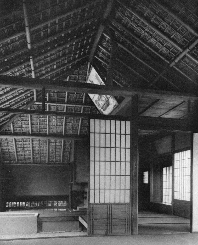 「桂離宮 月波楼の内部」 渡辺義雄&nbsp;-&nbsp;アサヒカメラ 1951年5月号より