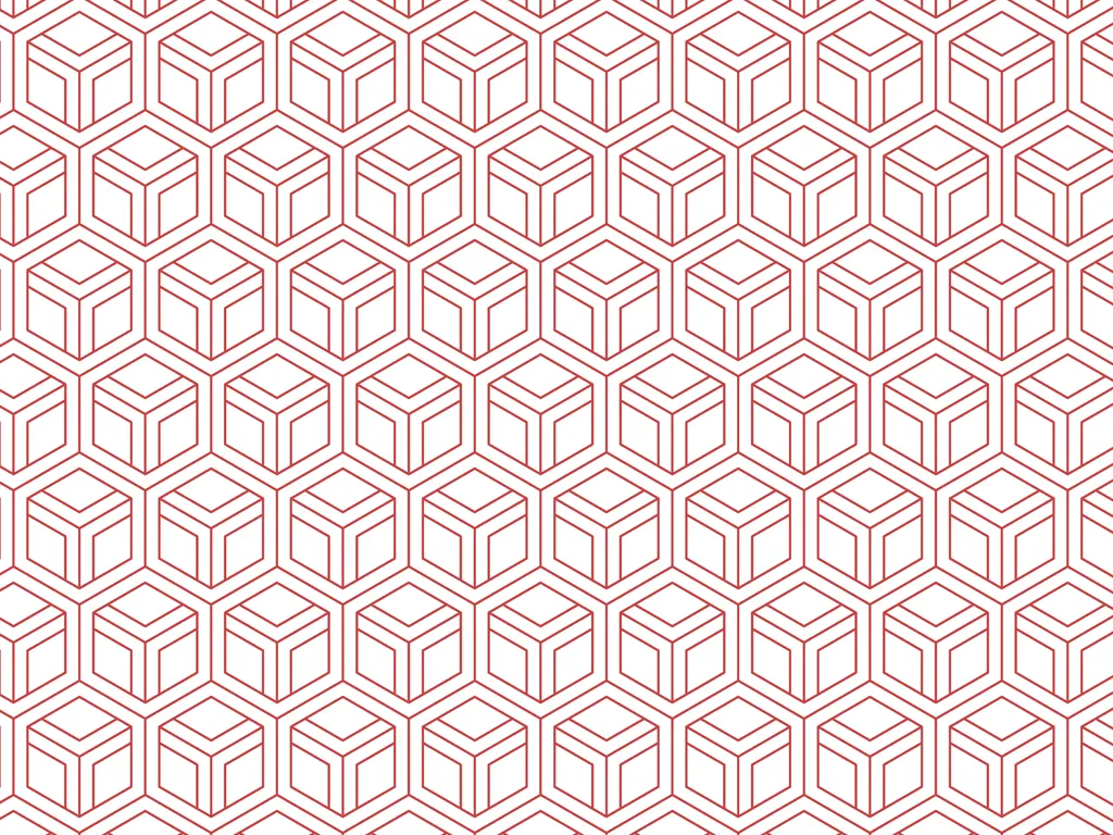 亀甲と組亀甲文様の背景イラストとベクター&nbsp;-&nbsp;赤色と白色