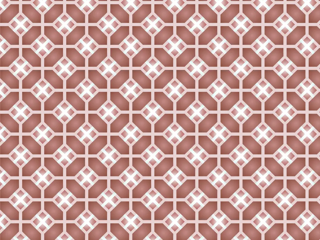 八角形と菱形のパターン背景のイラストとベクター&nbsp;-&nbsp;白色とピンク色と灰赤色