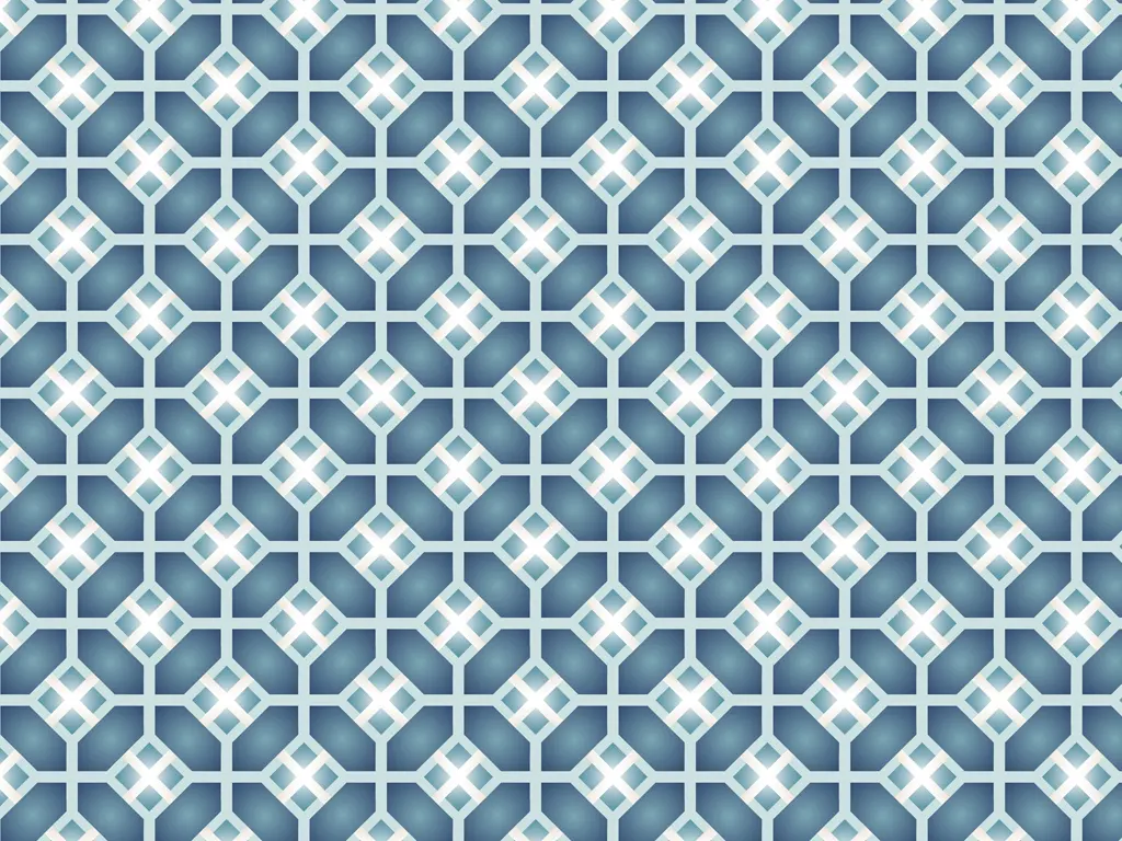 八角形と菱形のパターン背景のイラストとベクター&nbsp;-&nbsp;白色と灰緑色と青緑色