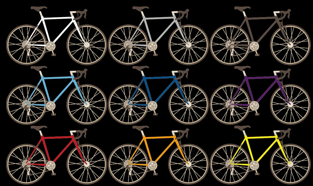 ロードバイクのイラストとベクター