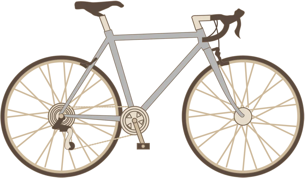 ロードバイクのイラストとベクター&nbsp;-&nbsp;灰色