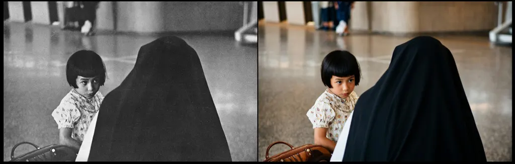 「混血児と尼」 村上照吉