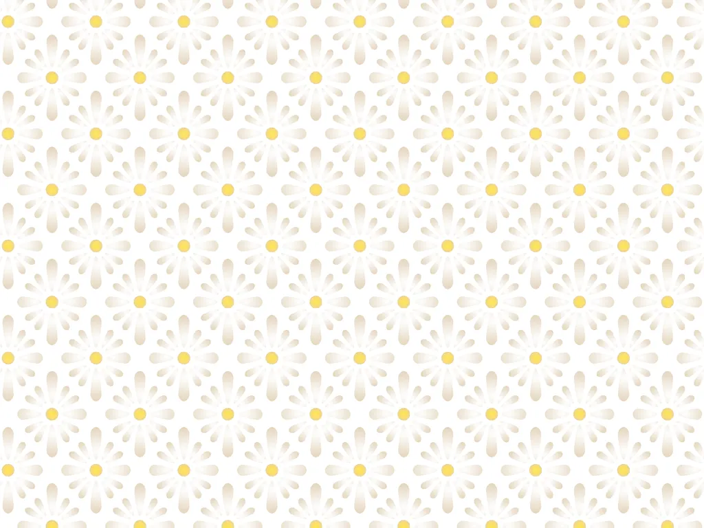 花柄の花菱の背景イラストとベクター&nbsp;-&nbsp;黄色と白色