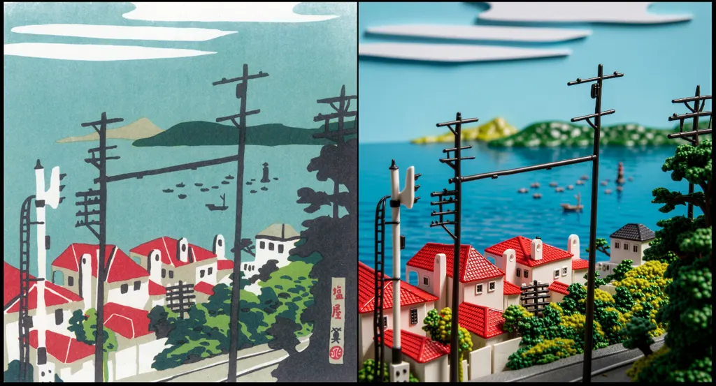 「塩屋」 川西英 （1965年）