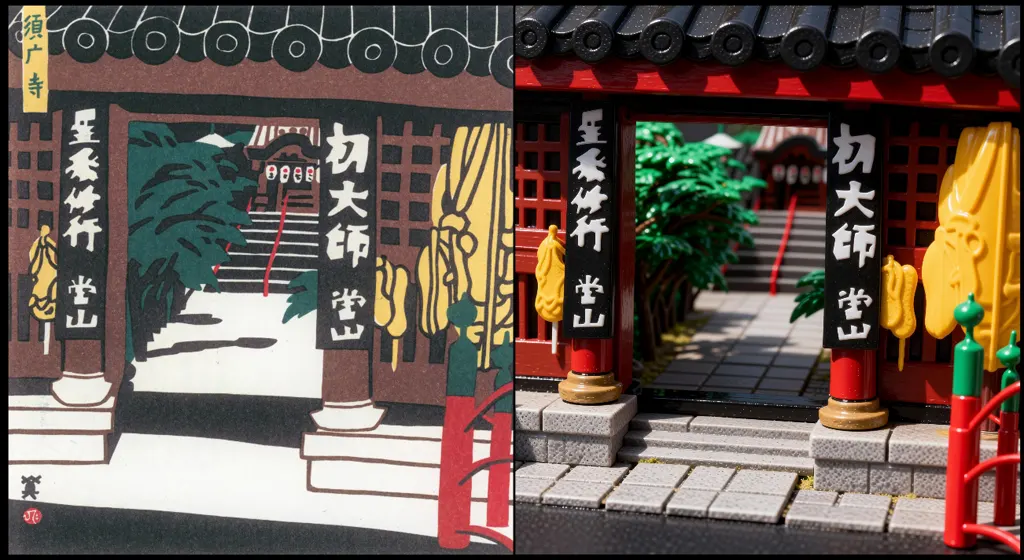 「須磨寺」 川西英 （1965年）