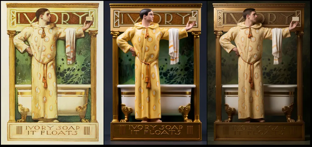 “Ivory Soap: It Floats” by J. C. Leyendecker (1900)