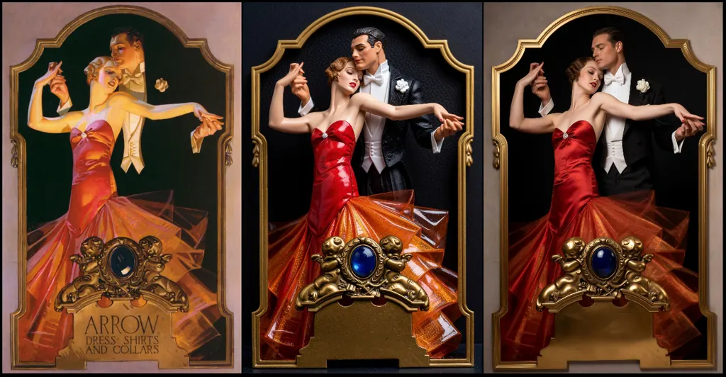 “Dancing Couple (Arrow Collar Advertisement)” by J. C. Leyendecker
