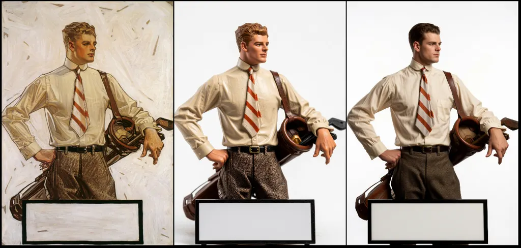 “Golf (Arrow Collar Advertisement)” by J. C. Leyendecker