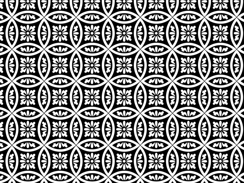 七宝模様の背景イラストとベクター&nbsp;-&nbsp;白色と黒色