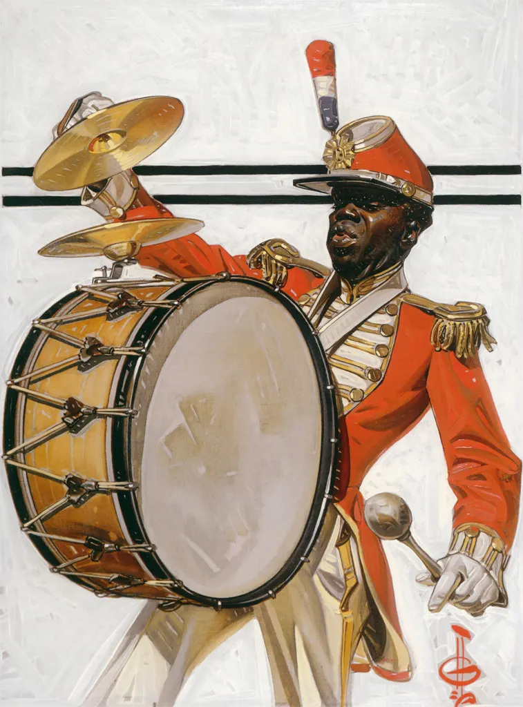 「バスドラマー」 J・C・ライエンデッカー&nbsp;-&nbsp;J.C. Leyendecker: American Imagistより