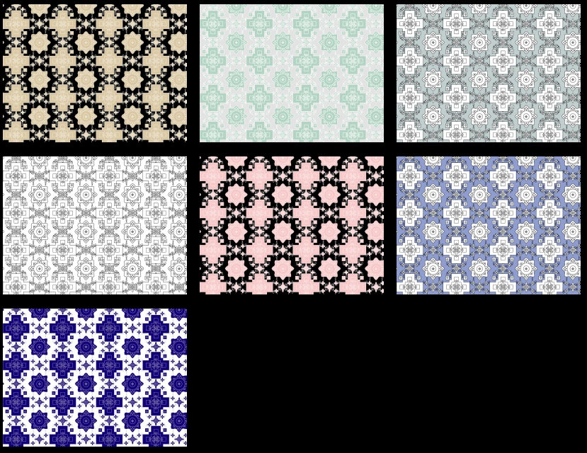 図形柄模様の背景イラストとベクター