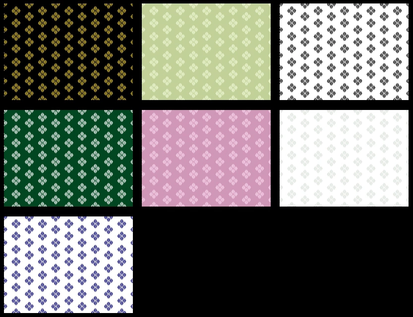 葉っぱの文様の背景イラストとベクター