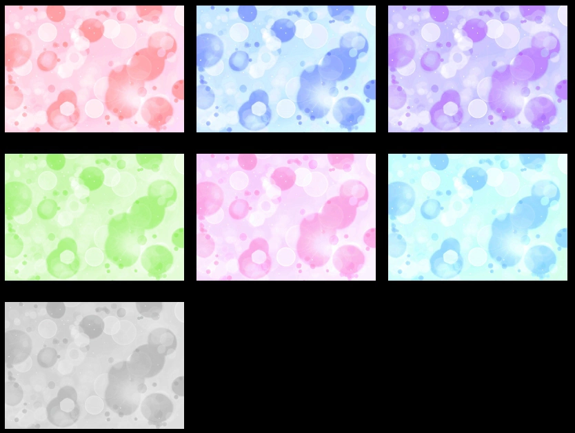 玉ボケの背景イラスト