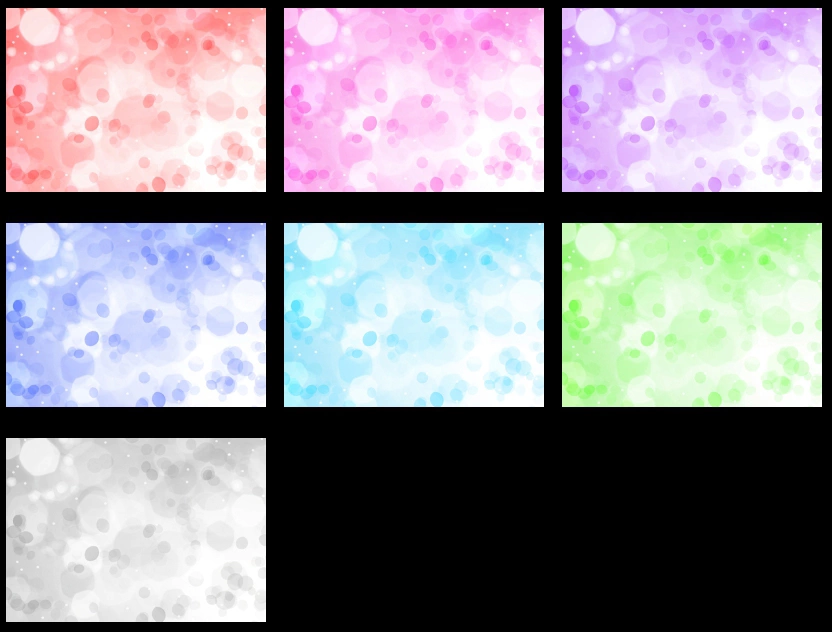 抽象的な玉ボケ背景イラスト