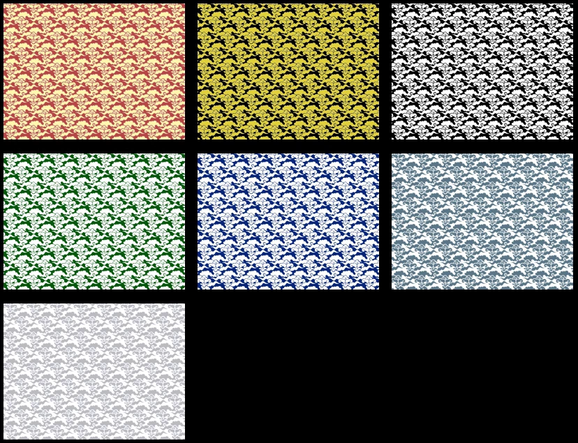 雲柄模様の背景イラストとベクター