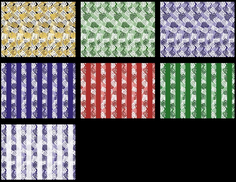 源氏香文様の背景イラストとベクター