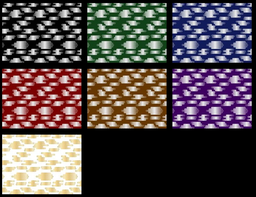 雲文様の背景イラストとベクター