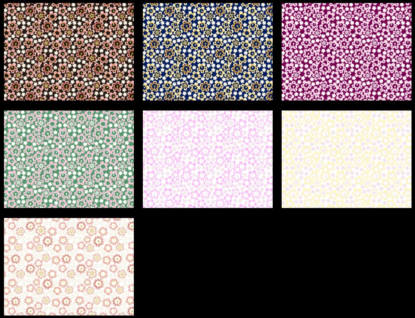 桜柄模様の背景イラストとベクター