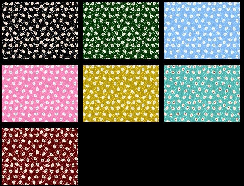 雪うさぎ柄模様の背景イラストとベクター