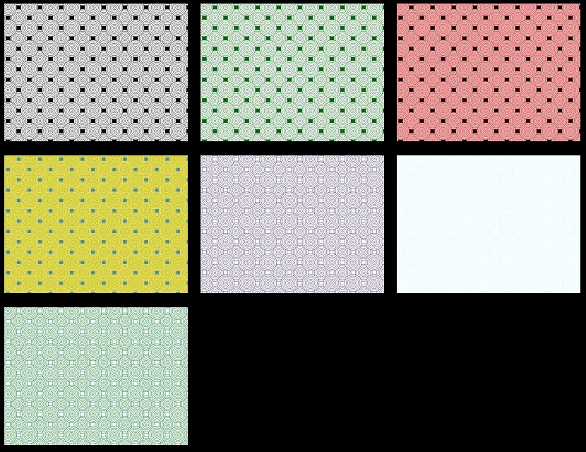 6重丸の幾何学模様の背景イラストとベクター