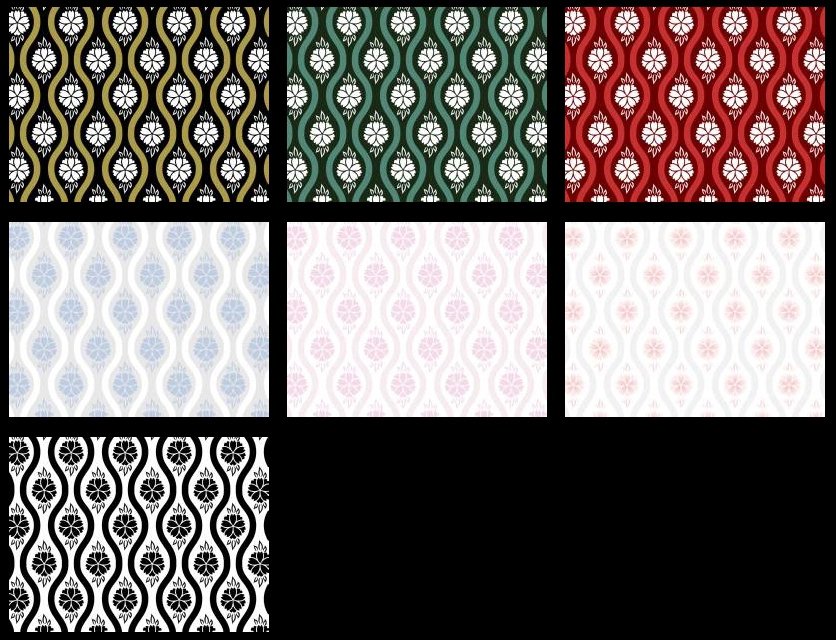 花立涌文様の背景イラストとベクター