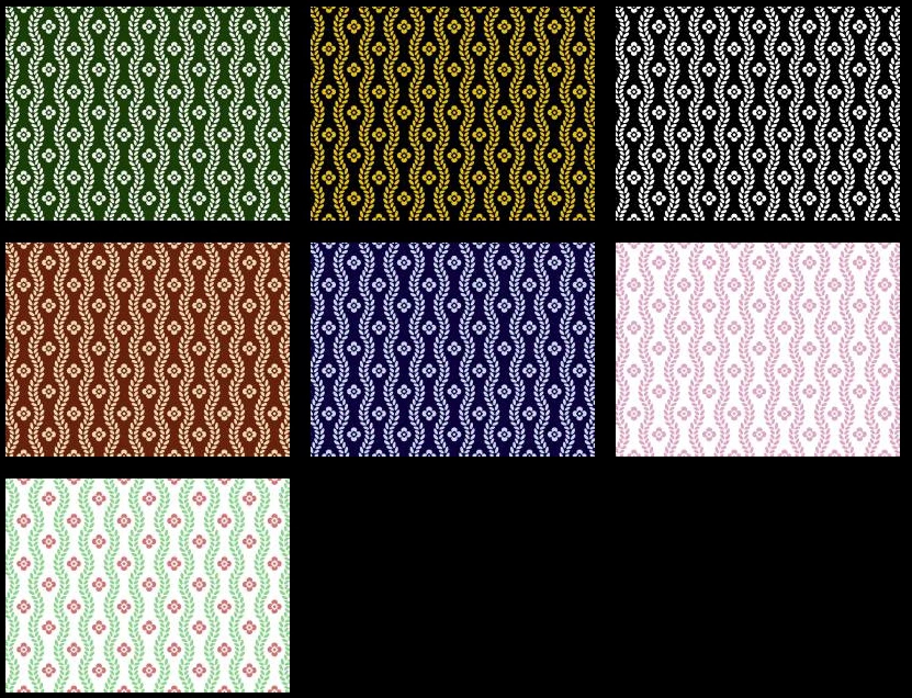 花菱立涌文様の背景イラストとベクター