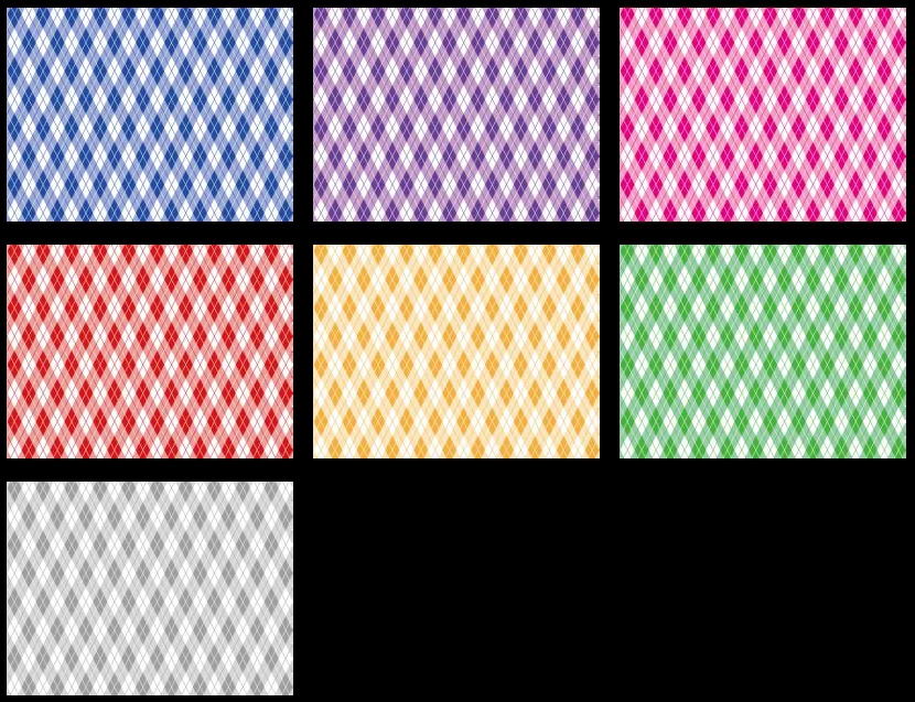 アーガイルチェック柄模様の背景イラストとベクター