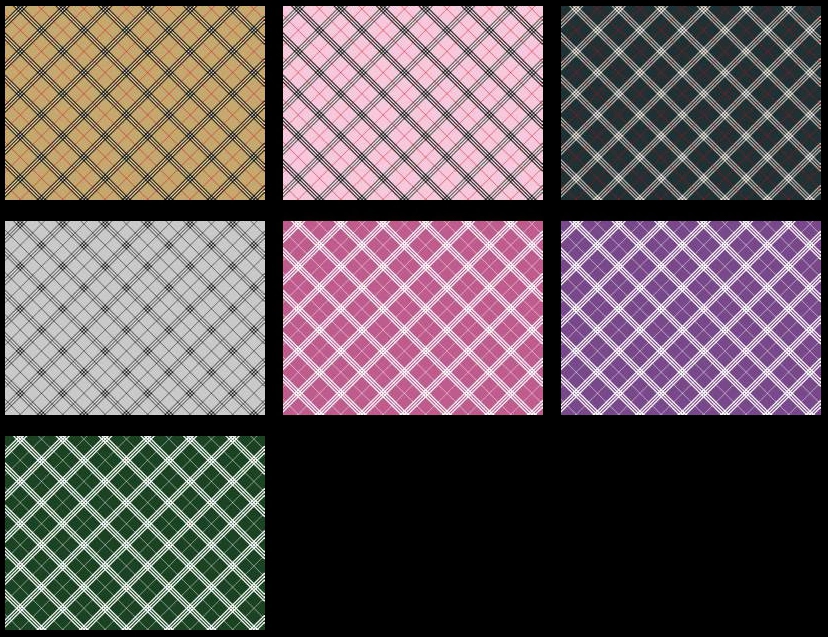 斜めバーバリーチェック柄の背景イラストとベクター
