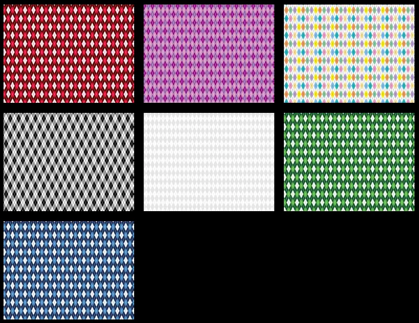 アーガイルチェック柄の背景イラストとベクター