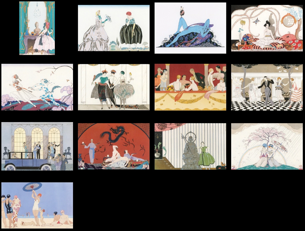 ジョルジュ・バルビエ 優美と幻想のイラストレーター #6 『ボヌール・デュ・ジュール・ウ・レ・グラース・ア・ラ・モード』誌