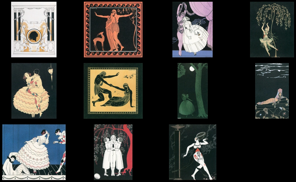 ジョルジュ・バルビエ 優美と幻想のイラストレーター #14 『タマラ・カルサーヴィナに捧げるアルバム』