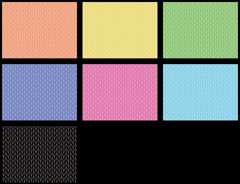 矢羽根文様の背景イラストとベクター