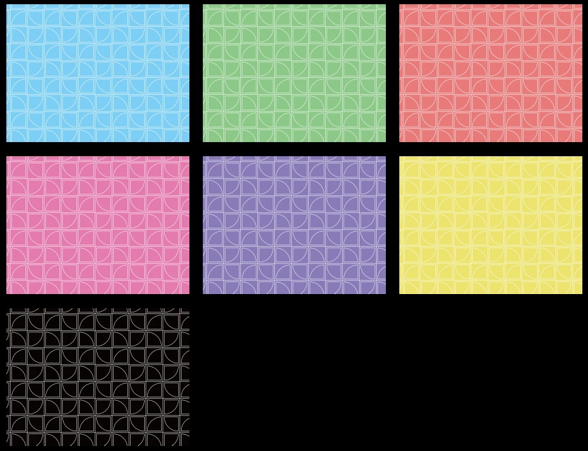 風車文様の背景イラストとベクター