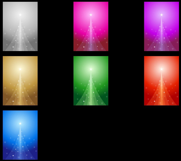 クリスマスツリーと雪片の縦型背景のイラストとベクター